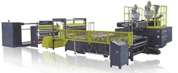 Машина для производства двухслойной воздушно-пузырчатой пленки