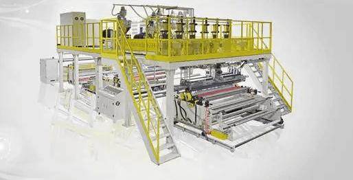 машина для соэкструзии воздушно-пузырчатой пленки