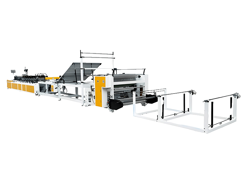Почтовая машина для отправки посылок с использованием пузырчатой ​​пленки и фольги.