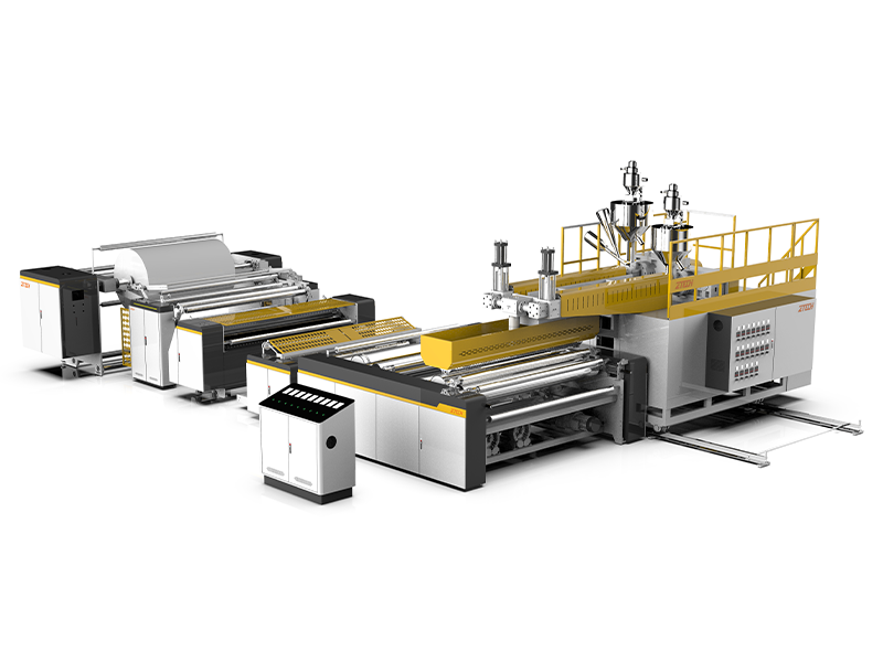Машина для изготовления двухслойной воздушно-пузырчатой пленки