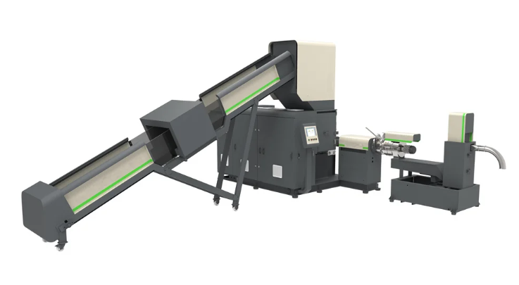 Машина для переработки пластика с водяным кольцом